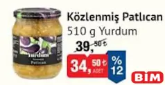 YURDUM KÖZLENMİŞ PATLICAN 510 G